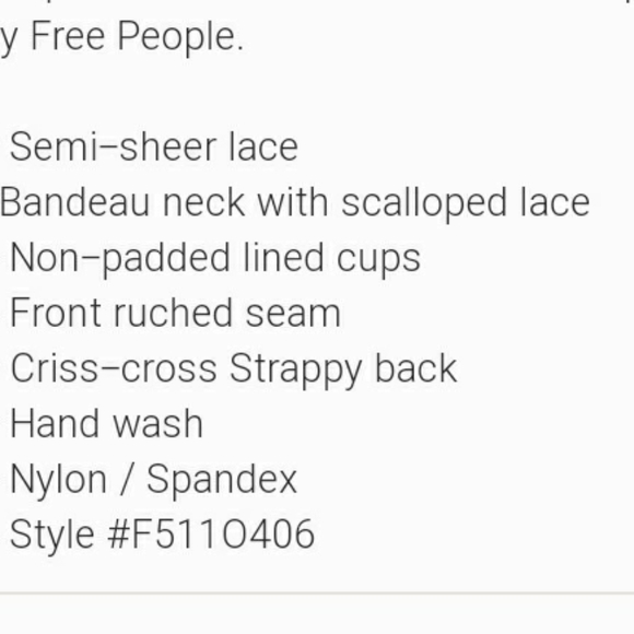 Free People Intimately Bandeau - Picture 8 of 8